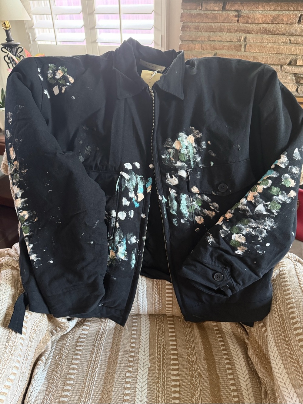 MNML Black Painters Work Jacket - XL